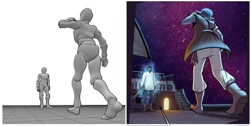 Poses sur posemy.art (images du site)